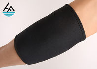 Black  Neoprene Elbow Sleeve / Elbow Compression Sleeve For Weightlifting