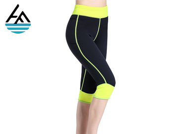 Çin Saunafit Zayıflama Egzersiz Pantolonu / Neopren Egzersiz Pantolonu CrossFit Egzersiz Fabrika